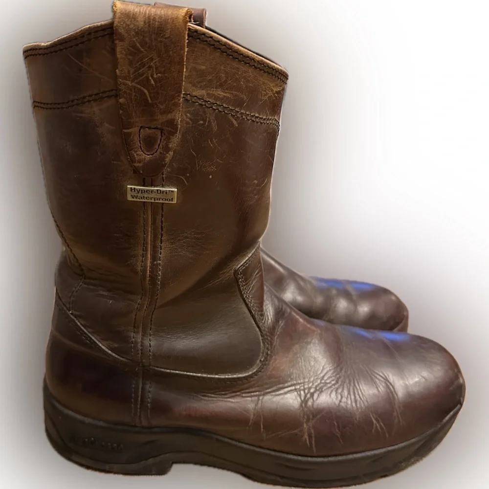 Lacrosse Men’s Wellington QC Leather Boots Size 10.5